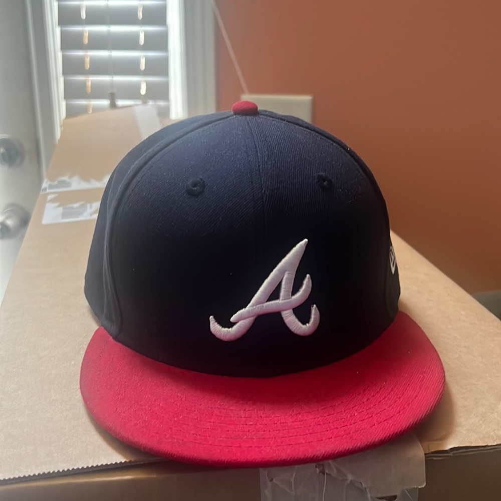 Atlanta Braves fitted hat 7 3/8
